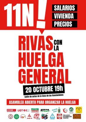 Asamblea Unitaria huelga 11 de noviembre